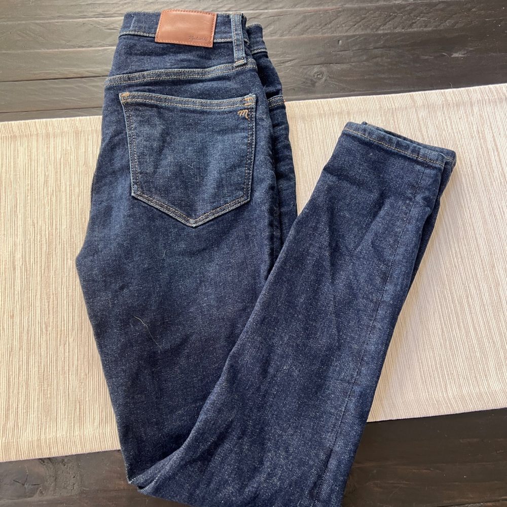 Madewell Dark Blue Skinny Jeans